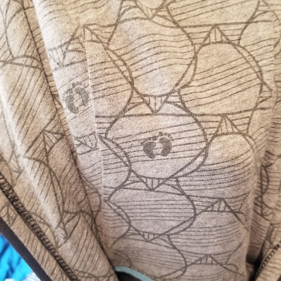 Y2k vintage hoodie Hang Ten Striped Full Zip-Up Hoodie Mens Size Small - Picture 5 of 14